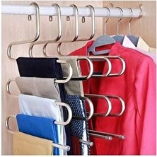 Askı Pantolon Askısı 5 Katlı Akıllı Pantolon Askısı