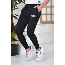 Nasa Baskılı Paçası Lastikli Eşofman Altı