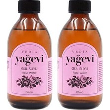 Yağevi Vedıa Gül Suyu 250 ml Parfüm İçermeyen Etkili Tüm Cilt Tipleri İçin 2'li Set