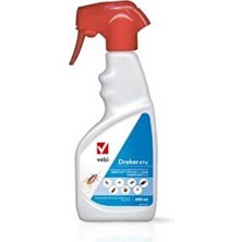 VEBİ Draker 10.2 Kokusuz Sprey 400 ml Akrep-Tahta Kurusu-Hamamböceği-Karınca Haşere İlaçları Etkili Koruma
