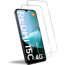 Xiaomi Redmi 15C Uyumlu Ekran Koruyucu Kırılmaz Cam 9h Temperli Ekran Camı Şeffaf Passifik