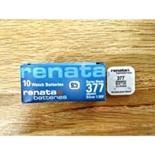 Renata 377 SR626SW Saat Pili 10 Adet 1.55V Uzun Ömürlü ve Yüksek Performanslı