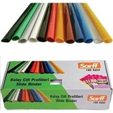 Sarff Sırtlık 6 Mm Kırmızı 100 Lü (1 Paket 100 Adet)