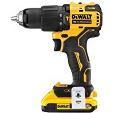 DCD709D2T 18V/2.0 Ah Kömürsüz Çift Akülü Darbeli Matkap