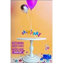 Ahşap Katlı Ayaklı Doğum Günü Sunum Servis Pasta Kek Standı Lüks Sunum Standı