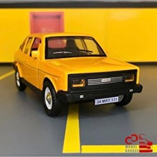 Murat 131 1/36 Ölçek *c&c Model Garage* Çek Bırak Diecast Metal Model Oyuncak Araba