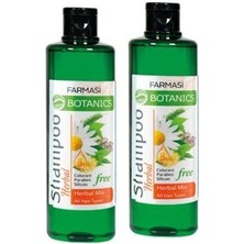 Farmasi Farması Botanıcs Herbal Mıx Canlandırıcı Şampuan 500 ml x 2 Tüm Saç Tiplerine Uygun