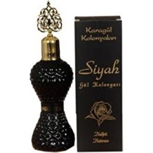 Siyah Gül Kolonyası 200 ml Dökme Özel Koku Siyah Renk Hediyelik Ambalajda