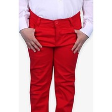 Belirtilmemiş Erkek Çocuk Pantolon Regular Fit Tasarım Düz Desen ile Rahat Kullanım