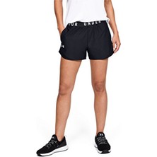 Under Armour Play Up 3.0 Kadın Şort 1344552-001 Siyah Siyah Düz Desenli Regular Fit Özellikli