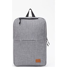 Gri SHK61 3 Bölmeli 13-14-15 Inç Uyumlu Laptop Sırt Çantası