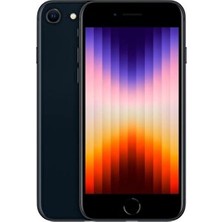 Yenilenmiş iPhone Se 2022 (3.nesil) 64 GB Siyah Cep Telefonu (12 Ay Garantili) - C Kalite