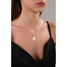 14 Ayar Altın Vintage G Harfli Kolye