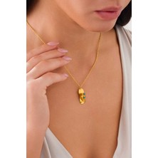 14 Ayar Altın Pabuç Figürlü Kolye