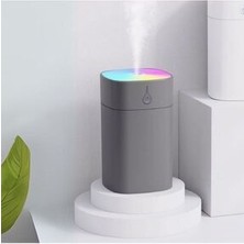 Ekru Cep Ekru H2O Humidifier 400ML Ultrasonik Hava Nemlendirici ve Aroma Difüzörü Şık Tasarım