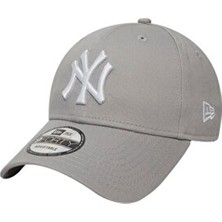 New Era New York Yankees Gri Renkli Pamuklu Şapka Erkek Kullanıcılar İçin Ayarlanabilir Özellik
