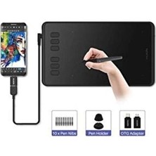 Huion Inspiroy H640P Grafik Tablet 260x147.7mm Pilsiz Bağlantı Özellikleri ile Yüksek Hassasiyet