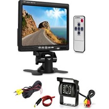 Navigold Araç Monitörü 7" Kameralı Geri Görüş Kamera Seti Universal Tüm Ağır Vasıta Araçlar İçin Uygun