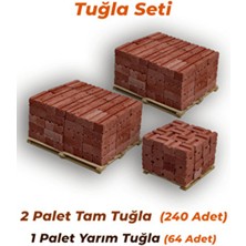 Minyatür Tuğla Inşaat Seti ( 304 Parça )