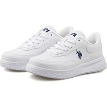 U.S. Polo Assn. Kadın Bağcıklı Tekstil Dış Materyal 3m Maybe Wmn 3fx Düz Taban Ayakkabı