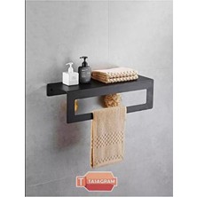Tasagram Metal Raflı Havluluk, Mutfak, Banyo Raflı -Havluluk
