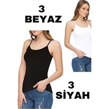 Tutku Elit Modal Elastan I?p Askılı Atlet 6'lı Örme Kumaş ile Rahat ve Hafif Tasarım