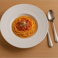 Düz Beyaz Porselen 27 cm Makarna Tabağı