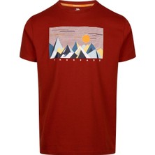 Trespass Ennadai - Casual Printed Tshirt Erkek Kırmızı Tişört