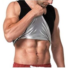 Miresa Erkek Sauna Termal Atlet Siyah Renk Yağ Yakımına Yardımcı Polymer Kumaş Korse Etkili