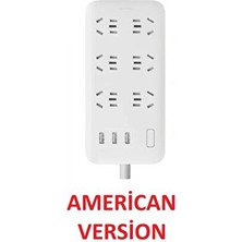 Xiaomi Mi Power Strip USB Girişli USB Portlu 6' Lı Akım Korumalı Priz Altılı Priz