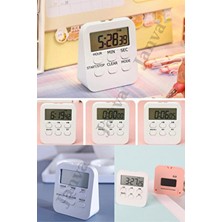 Kronometreli Öğrenci Masa Mutfak Sporcu Buzdolabı Fırın Saati Ders Çalışma Dijital Kolay Kurulum