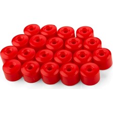 Vw Passat B7 2011-2014 Tekerlek Jant Bijon Kapağı Kırmızı Renk Şifresiz 20 Adet 1K0601173