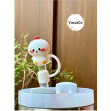 Termos Uyumlu Civciv Aksesuar/hayvan Figürlü Pipet Koruyucu/ Pipet Kılıfı/ Pipet Tıpası