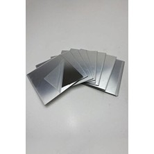 Dekoratif Pleksi Ayna (Kendinden Yapışkanlı) 20X20 4 Adet - (Cam Ayna Görevi Görmez)