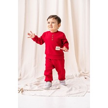 Erkek Bebek Takım Alt Üst Likralı 2 Li Takım