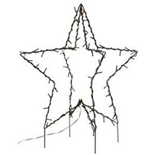 411164 "foldy" Siyah Çelik 90 Ledli Yere Çivili Yılbaşı Ağacı 55CM Yüksekliğinde 60CM Çapında