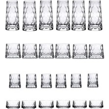 Leafy 24 Parça Çok Amaçlı, Bardak,kase,kahve Yanı Su Bardağı Çeyiz Seti