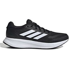 adidas Runfalcon 5 Unisex Koşu Ayakkabısı Siyah Bağcıklı Tekstil Malzeme ile Konforlu Tasarım
