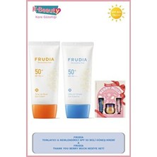 Tonlayıcı & Nemlendirici Spf 50 Ikili Güneş Kremi & Fruidia Thank You Berry Much Hediye Seti
