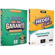 Paraf 2 Kitap Tyt Hedef 15 Net Matematik  ve 10 Günde Matematik Temel Atma Garanti Bıyıklı 2025