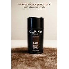 Lisa Bella Saç Dolgunlaştırıcı Fiber – Medium Brown 27G | Anında Yoğunluk ve Doğal Görünüm
