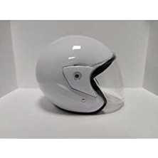 -Yarım Kask Ithal-Beyaz Renk-Yazlık Kask-
