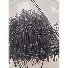 QF Siyah Renkli Ince Kuaför Saç Topuz Firketesi 25 Li Kadınlar İçin Pratik ve Şık Aksesuar