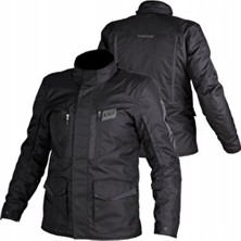 LS2 Metropolıs Evo 4 Mevsim Siyah Waterproof Motosiklet Montu Aşınma Direnci ve CE Onaylı Koruma