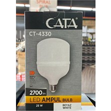 Cata CT-4330 25W Led Ampul E-27 Duy Tipi 6400K Soğuk Beyaz Işık 1600 Lumen