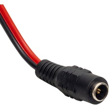 Powermaster 5.5x2.1 Kablo 30 cm Adaptör Fişi Dişi (20'li Paket)