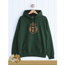 Real Madrid Erkek Kapşonlu Uzun Kollu Sweatshirt Mevsimlik 2 Ip Özel Tasarım Cepli Büyük Beden Hodie