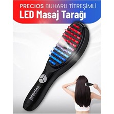 Precıous Buharlı Titreşimli ve Kırmızı Mavi Işık Terapili Kafa ve Saç Bakım Tarağı