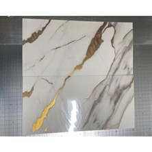 Kendinden Yapışkanlı Mermer Seramik Desenli Köpük Pvc Duvar Paneli (30X60 cm 0,18 M ) Banyo Mutfak