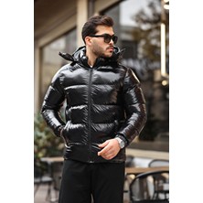 Erkek Parlak  Şişme Mont Su ve Rüzgar Geçirmez Ürün